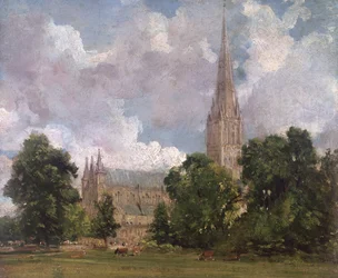 Kathedrale von Salisbury von Südwesten